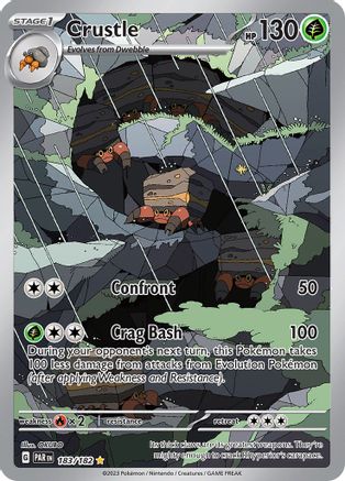 Crustle 183/182 [SV04 Paradox Rift]  - Holofoil