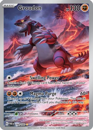 Groudon 199/182 [SV04 Paradox Rift]  - Holofoil