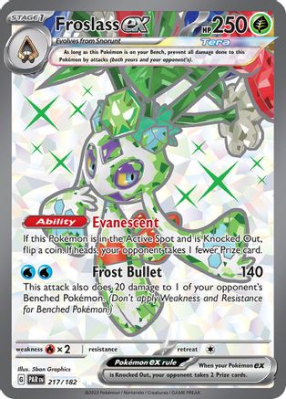 Froslass ex 217/182 [SV04 Paradox Rift]  - Holofoil