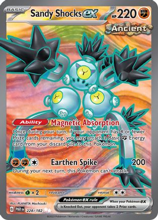 Sandy Shocks ex 228/182 [SV04 Paradox Rift]  - Holofoil