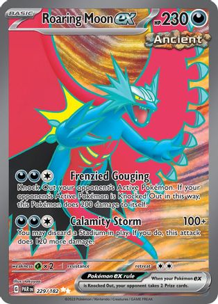 Roaring Moon ex 229/182 [SV04 Paradox Rift]  - Holofoil