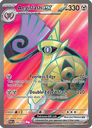 Aegislash ex 230/182 [SV04 Paradox Rift]  - Holofoil