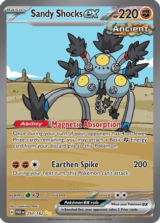 Sandy Shocks ex 250/182 [SV04 Paradox Rift]  - Holofoil