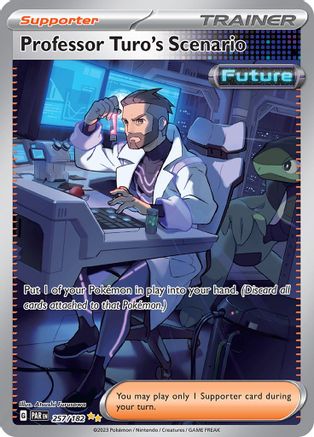 Professor Turo's Scenario 257/182 [SV04 Paradox Rift]  - Holofoil