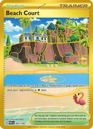 Beach Court 263/182 [SV04 Paradox Rift]  - Holofoil