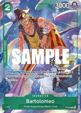 Bartolomeo (CS 2023 Event Pack) (P-029)  [One Piece Promotion Cards] Foil