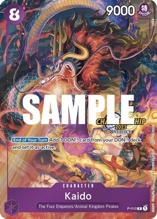 Kaido (CS 2023 Celebration Pack) (P-010)  [One Piece Promotion Cards] Foil