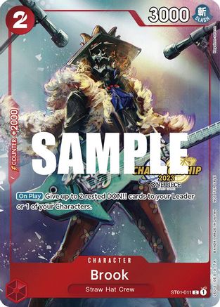 Brook (CS 2023 Celebration Pack) (ST01-011)  [One Piece Promotion Cards] Foil