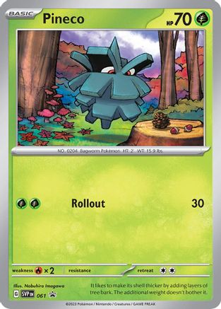 Pineco 061 [SV Scarlet & Violet Promo Cards]  - Holofoil