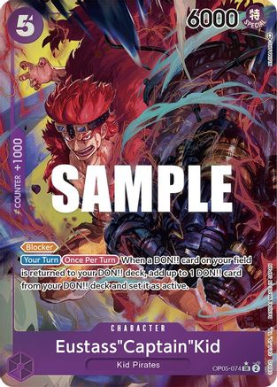 Eustass"Captain"Kid (Alternate Art) (OP05-074)  [Awakening of the New Era] Foil