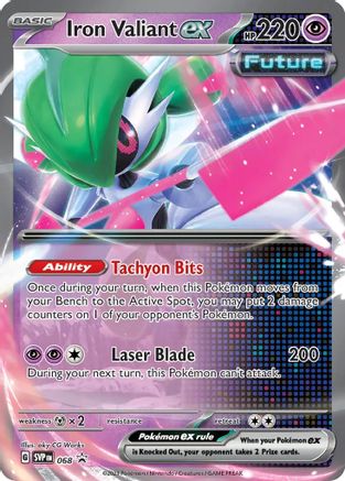 Iron Valiant ex 068 [SV Scarlet & Violet Promo Cards]  - Holofoil