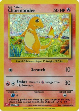 Charmander 001/034 [Trading Card Game Classic]  - Holofoil