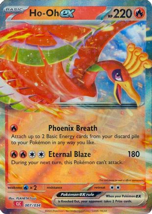Ho-oh ex 007/034 [Trading Card Game Classic]  - Holofoil