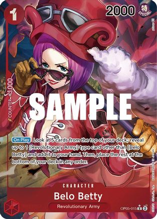 Belo Betty (015) (Alternate Art) (OP05-015)  [Awakening of the New Era] Foil