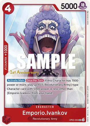 Emporio.Ivankov (OP05-004)  [Awakening of the New Era: 1st Anniversary Tournament Cards]