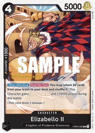Elizabello II (OP05-080)  [Awakening of the New Era: 1st Anniversary Tournament Cards]