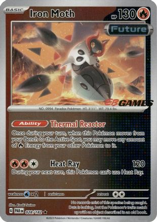 Iron Moth 028/182 [Miscellaneous Cards & Products]  - Holofoil