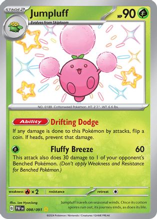 Jumpluff 098/091 [SV Paldean Fates]  - Holofoil