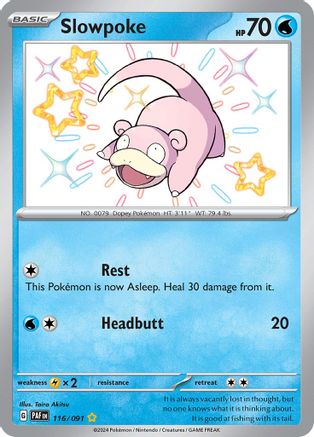 Slowpoke 116/091 [SV Paldean Fates]  - Holofoil