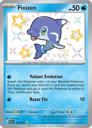 Finizen 123/091 [SV Paldean Fates]  - Holofoil