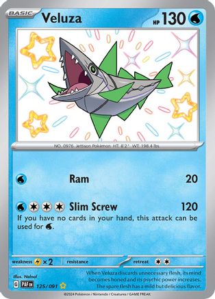 Veluza 125/091 [SV Paldean Fates]  - Holofoil