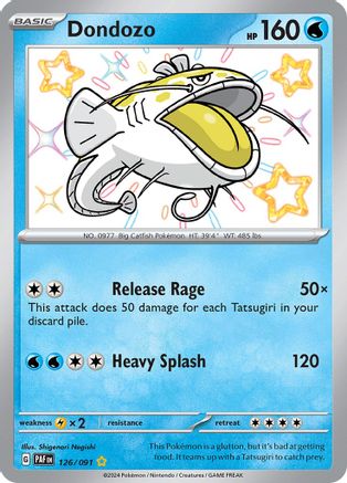 Dondozo 126/091 [SV Paldean Fates]  - Holofoil