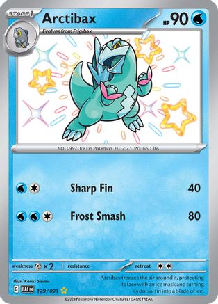 Arctibax 129/091 [SV Paldean Fates]  - Holofoil