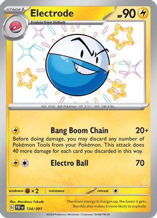 Electrode 134/091 [SV Paldean Fates]  - Holofoil