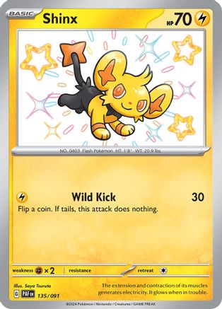 Shinx 135/091 [SV Paldean Fates]  - Holofoil