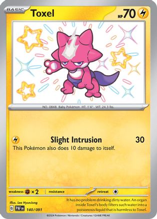 Toxel 140/091 [SV Paldean Fates]  - Holofoil