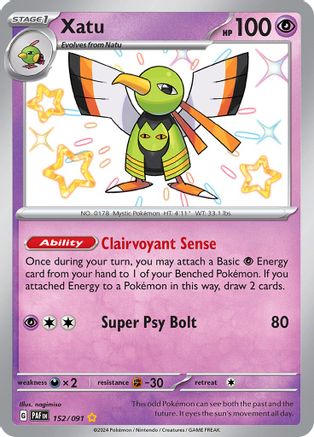 Xatu 152/091 [SV Paldean Fates]  - Holofoil