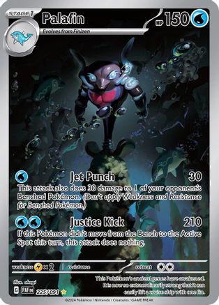 Palafin 225/091 [SV Paldean Fates]  - Holofoil