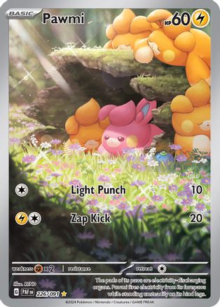 Pawmi 226/091 [SV Paldean Fates]  - Holofoil
