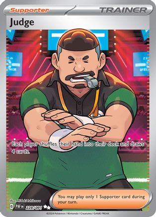 Judge 228/091 [SV Paldean Fates]  - Holofoil