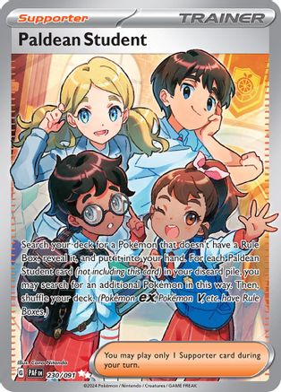 Paldean Student 230/091 [SV Paldean Fates]  - Holofoil
