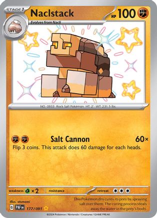 Naclstack 177/091 [SV Paldean Fates]  - Holofoil