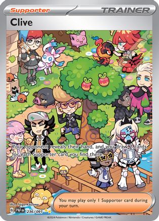 Clive 236/091 [SV Paldean Fates]  - Holofoil