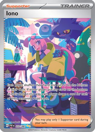 Iono 237/091 [SV Paldean Fates]  - Holofoil