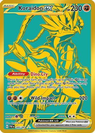 Koraidon ex 245/091 [SV Paldean Fates]  - Holofoil