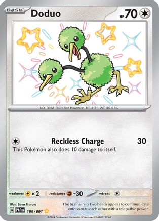 Doduo 199/091 [SV Paldean Fates]  - Holofoil