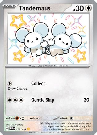 Tandemaus 209/091 [SV Paldean Fates]  - Holofoil