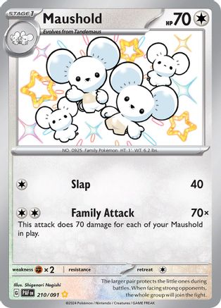 Maushold 210/091 [SV Paldean Fates]  - Holofoil
