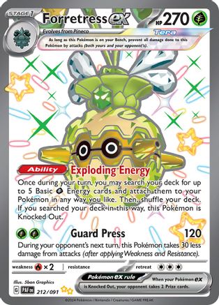 Forretress ex 212/091 [SV Paldean Fates]  - Holofoil