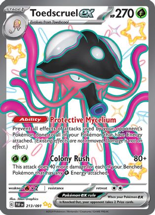 Toedscruel ex 213/091 [SV Paldean Fates]  - Holofoil