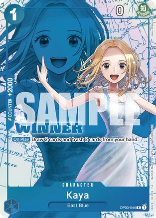 Kaya (Winner Pack Vol. 6) (OP03-044)  [One Piece Promotion Cards] Foil
