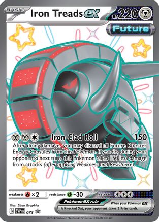 Iron Treads ex 073 [SV Scarlet & Violet Promo Cards]  - Holofoil
