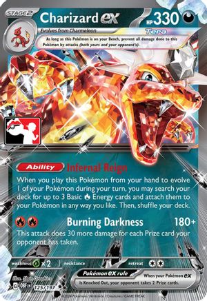 Charizard ex 125/197 [Prize Pack Series Cards]  - Holofoil