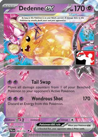 Dedenne ex 093/193 [Prize Pack Series Cards]  - Holofoil