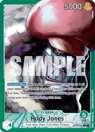 Hody Jones (020) (Alternate Art) (OP06-020)  [Wings of the Captain] Foil
