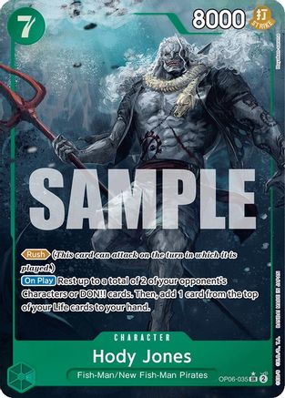 Hody Jones (035) (Alternate Art) (OP06-035)  [Wings of the Captain] Foil